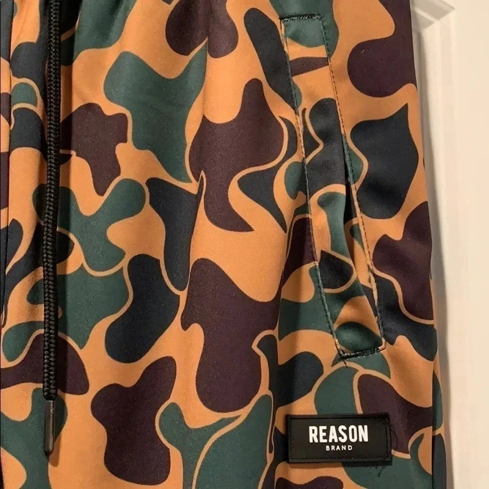 Reason Camo Drawstring Jogger Pants NWT - Picture 5 of 11